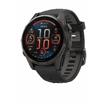 Умные часы Garmin Fenix 8, Amoled Sapphire, 43 мм, 0100290321, Carbon/Gray