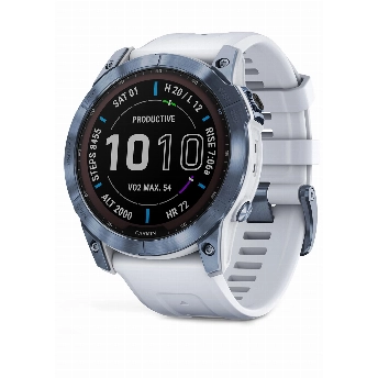 Умные часы Garmin Fenix 7X, Sapphire Solar Mineral Blue 0100254114