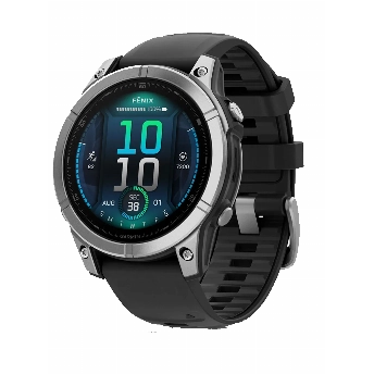 Умные часы Garmin Fenix E AMOLED, 47 mm, 0100302500, Black/Gray