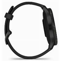 Умные часы Garmin VENU 3S, Slate stainless Silicone Band, 0100278401, Black/Gray