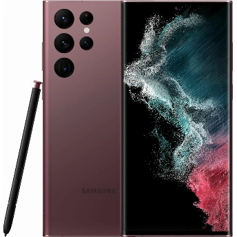  Смартфон Samsung Galaxy S22 Ultra, 12/256 GB, Dual nano SIM, Burgundy