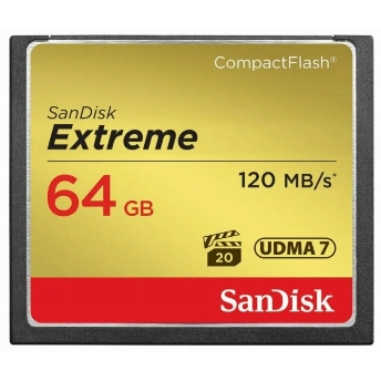 Карта памяти SanDisk Extreme Pro Compact Flash 64 ГБ, SDCFXSB-064G-G46