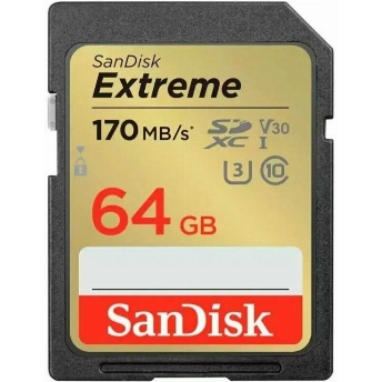 Карта памяти SanDisk Extreme Pro 64 ГБ, SDSQUAB-064G-GN6MA