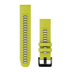 Ремешок Garmin Quickfit, 22 мм, Watch Band Electric Lime/Graphite Silicone