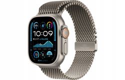 Apple Watch Ultra 2 49mm Titanium Case Milanese Loop, размер S, Natural/Natural