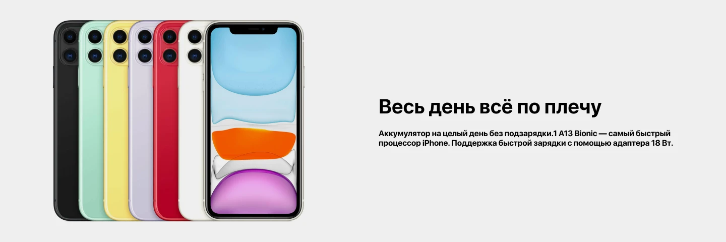 Смартфон Apple iPhone 11 256 ГБ, Dual SIM (nano SIM), White, белый